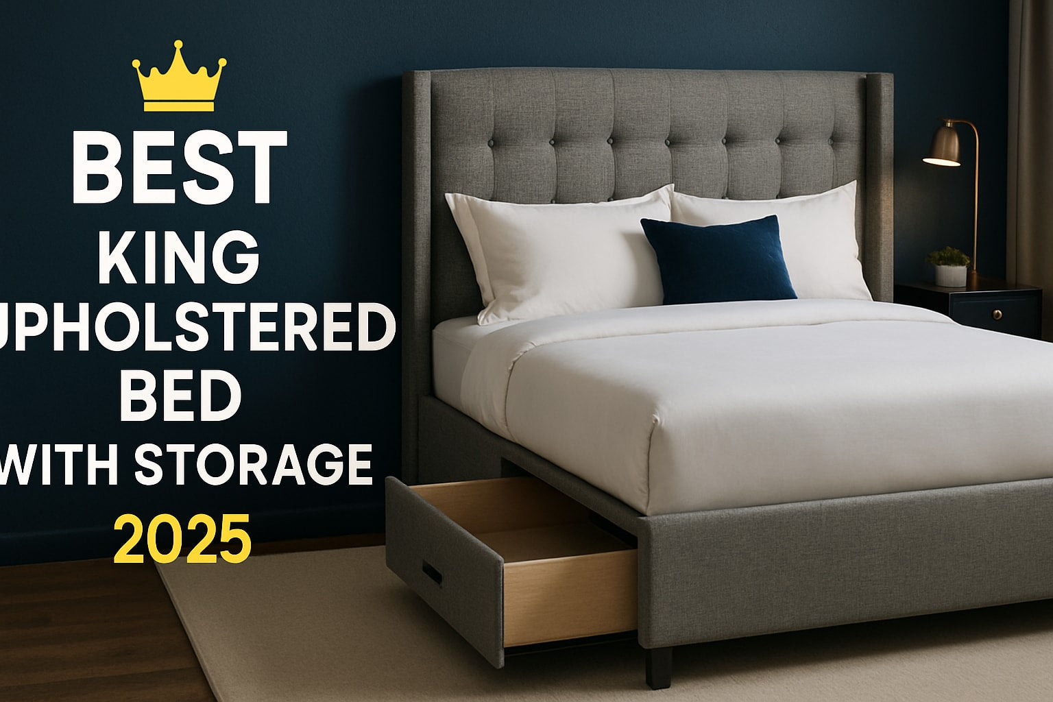 7 Best King Upholstered Bed With Storage Picks for 2025 – The Sleep Co