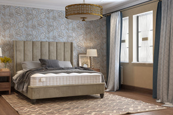 Harper Bed Frame - Wing Design with Large Flutes