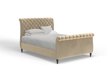 Emperor Bed Frame with Buttoned Chesterfield