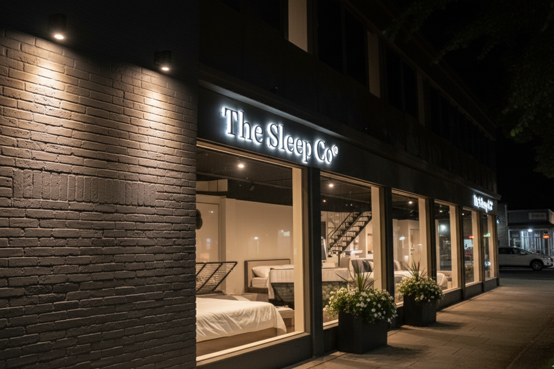 The Sleep Co showroom exterior