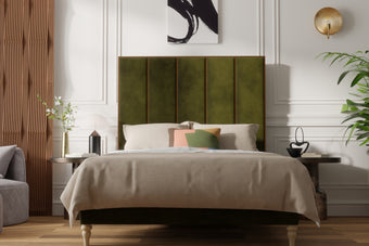 Kipling Bed with Sleek Metal Trim