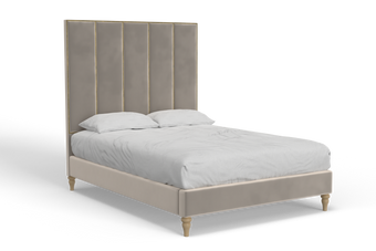 Kipling Bed with Sleek Metal Trim