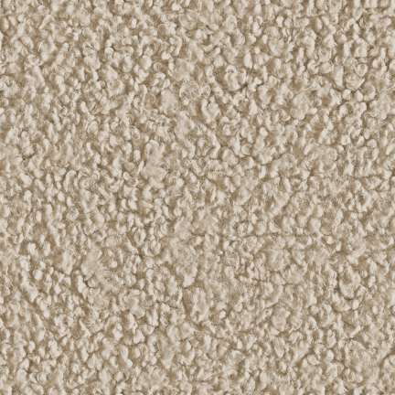 Modern bedroom styled with Teddy Bouclé Oat