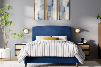 Elegant upholstered bed - The Dreamer