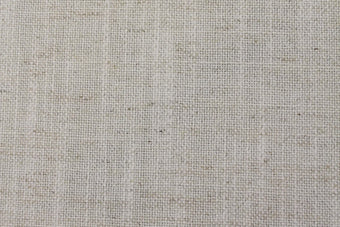 Light neutral fabric on modern bed frame