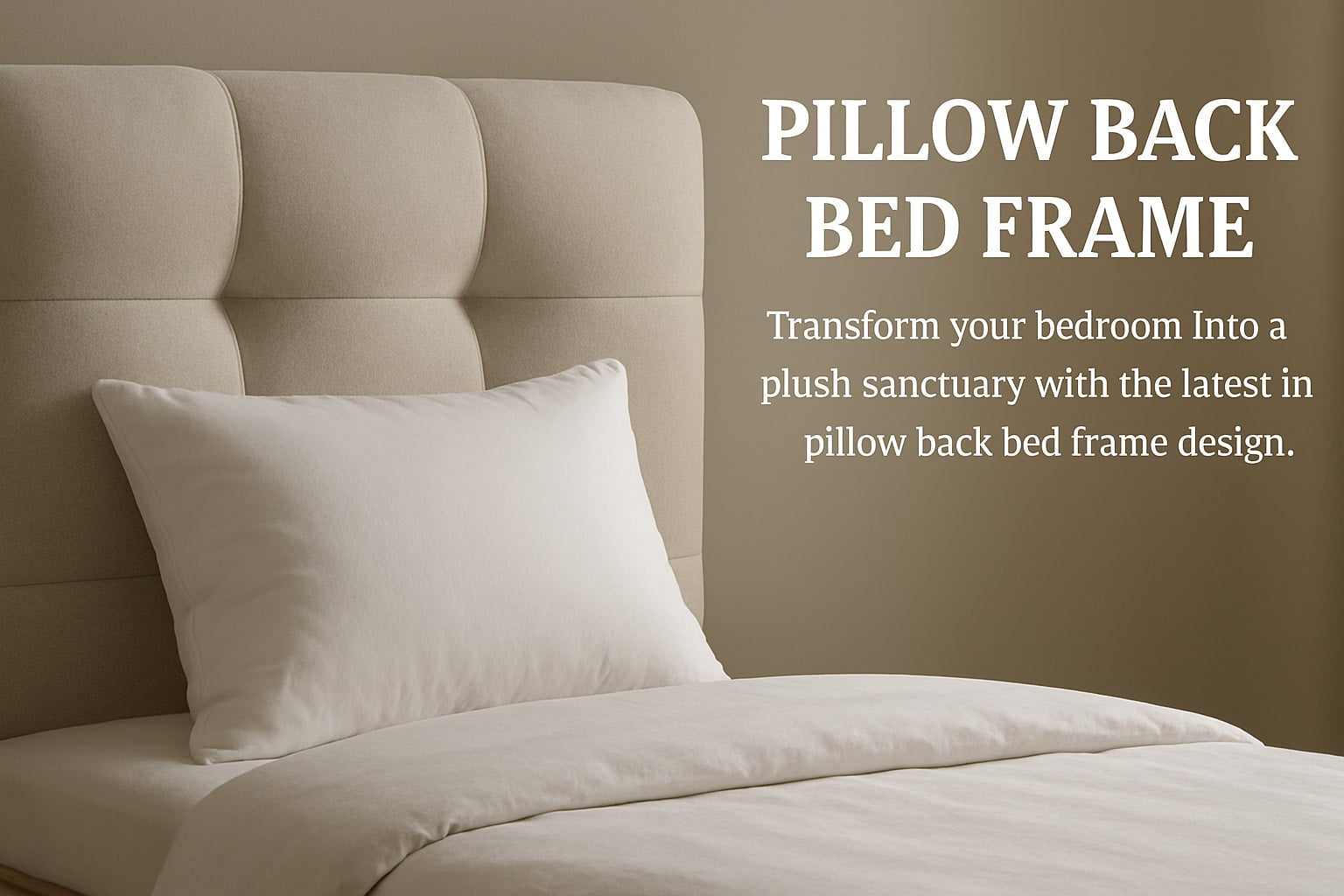 Pillow Back Bed Frame Guide: Style & Comfort Tips for 2025 – The Sleep Co