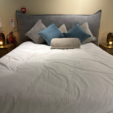 Clearance Berkley 6’0 Bed frame Teddy Steel
