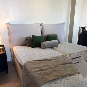 Clearance Oxy Wool Camel 6’0 Super King Ottoman