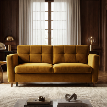 Riana Sofa Bed Rare High Leg Action