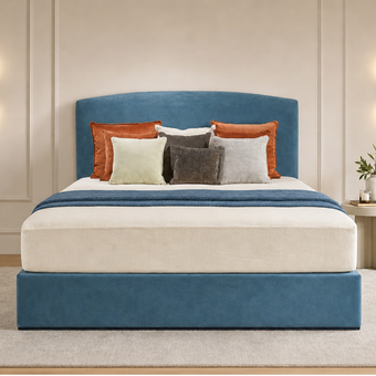 Dreamer 6'0 Super King Electric Storage Ottoman Air Force Blue Quick Ship