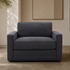 Clearance Emma Love Seat Dark Grey Sedac Epona Roll Out Action Sofa Bed