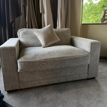 Clearance Emma Love Seat Light Grey Sedac Epona Roll Out Action Sofa Bed