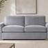 Clearance Emma Large 2 Seater Velvet Silver Sedac Epona Roll Out Action Sofa Bed