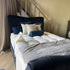 Clearance Snuggler Thiago 5’0 King Ottoman Velvet Black