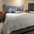 Clearance Berkley 6’0 Bed frame Teddy Steel