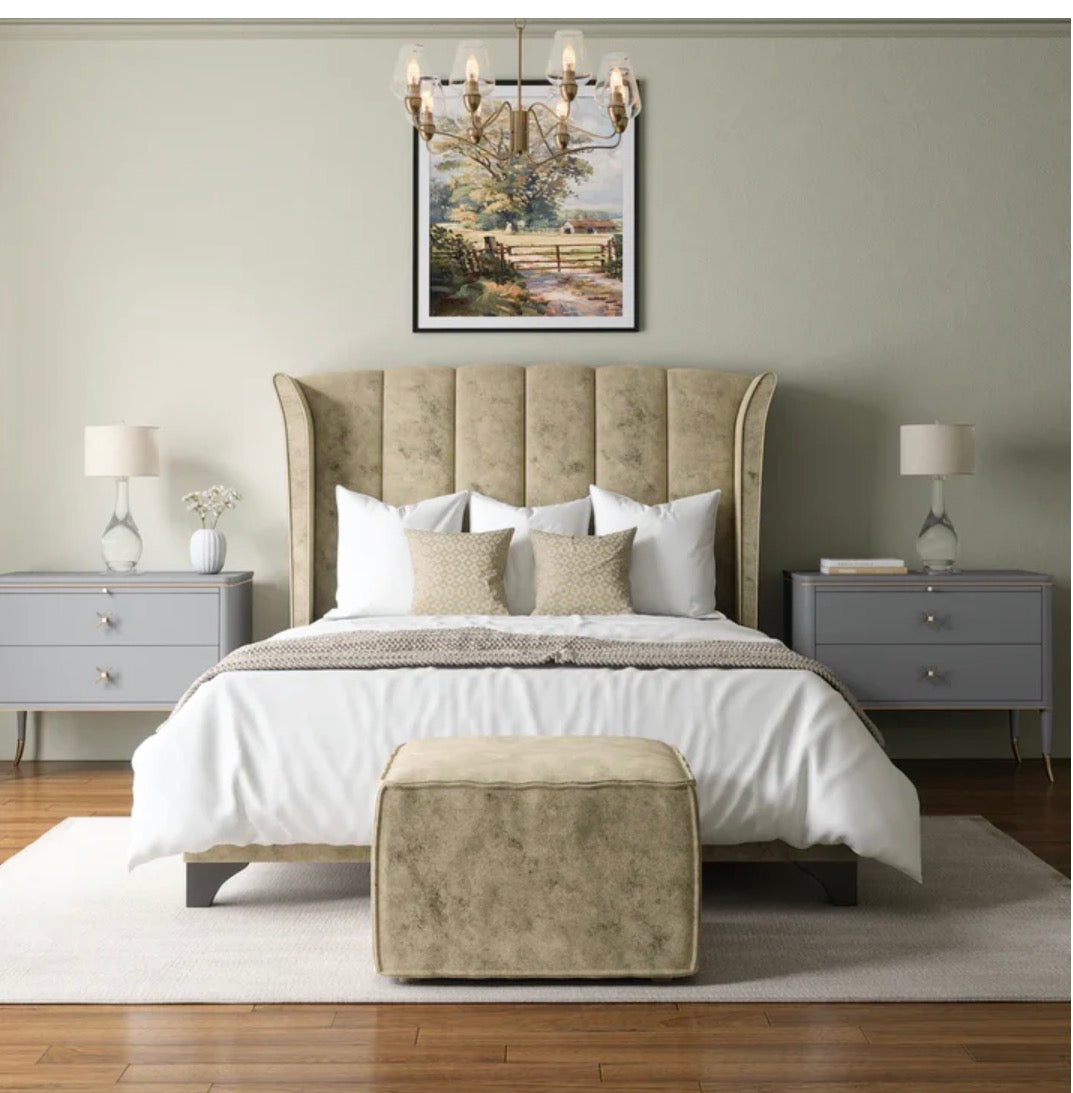 Princess 5'0 King Bed frame Marble Sand Quick Ship