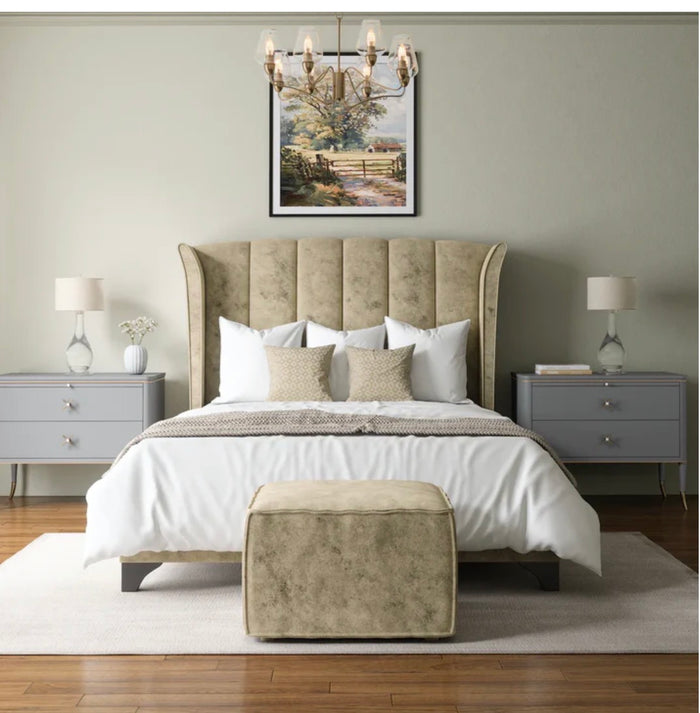 Princess 5'0 King Bed frame Marble Sand Quick Ship