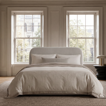 Ascot 6'0 Super King Bed frame Aston Natural Quick Ship