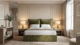 Oxy 6'0 Super King Storage Bed Aston Sage Quick Ship