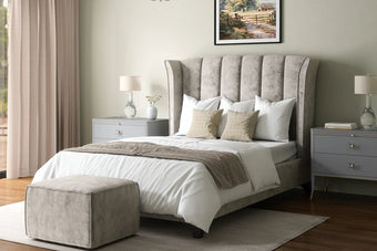 Aria Manual Ottoman Bed – Elegant Design Meets Smart Storage