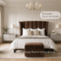 Stocked Aria 5’0 King Size Storage Velvet Bournville