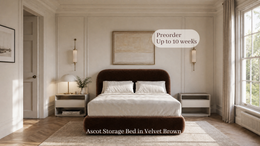 Ascot 5'0 King Storage Velvet Chocolate Quick Ship