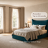 Stocked Berkley 5’0 King Size Pillow Back Manual Storage Bed in Velvet Teal