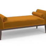 Stylish hallway bench with padded seat – British made
