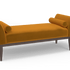 Stylish hallway bench with padded seat – British made