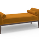 Stylish hallway bench with padded seat – British made