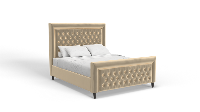 Cambourne Bed Frame with All Over Buttoning Detail