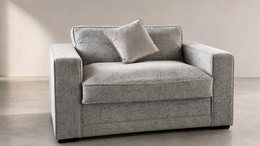 Clearance Emma Love Seat Light Grey Sedac Epona Roll Out Action Sofa Bed