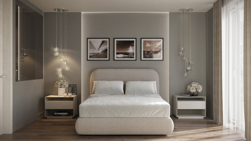 Ascot Bed  with Luxurious Deep Headboard