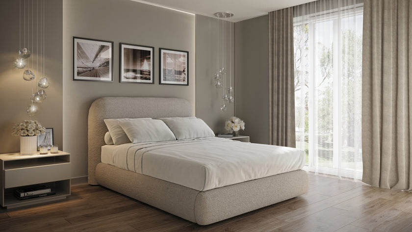Ascot Bed  with Luxurious Deep Headboard