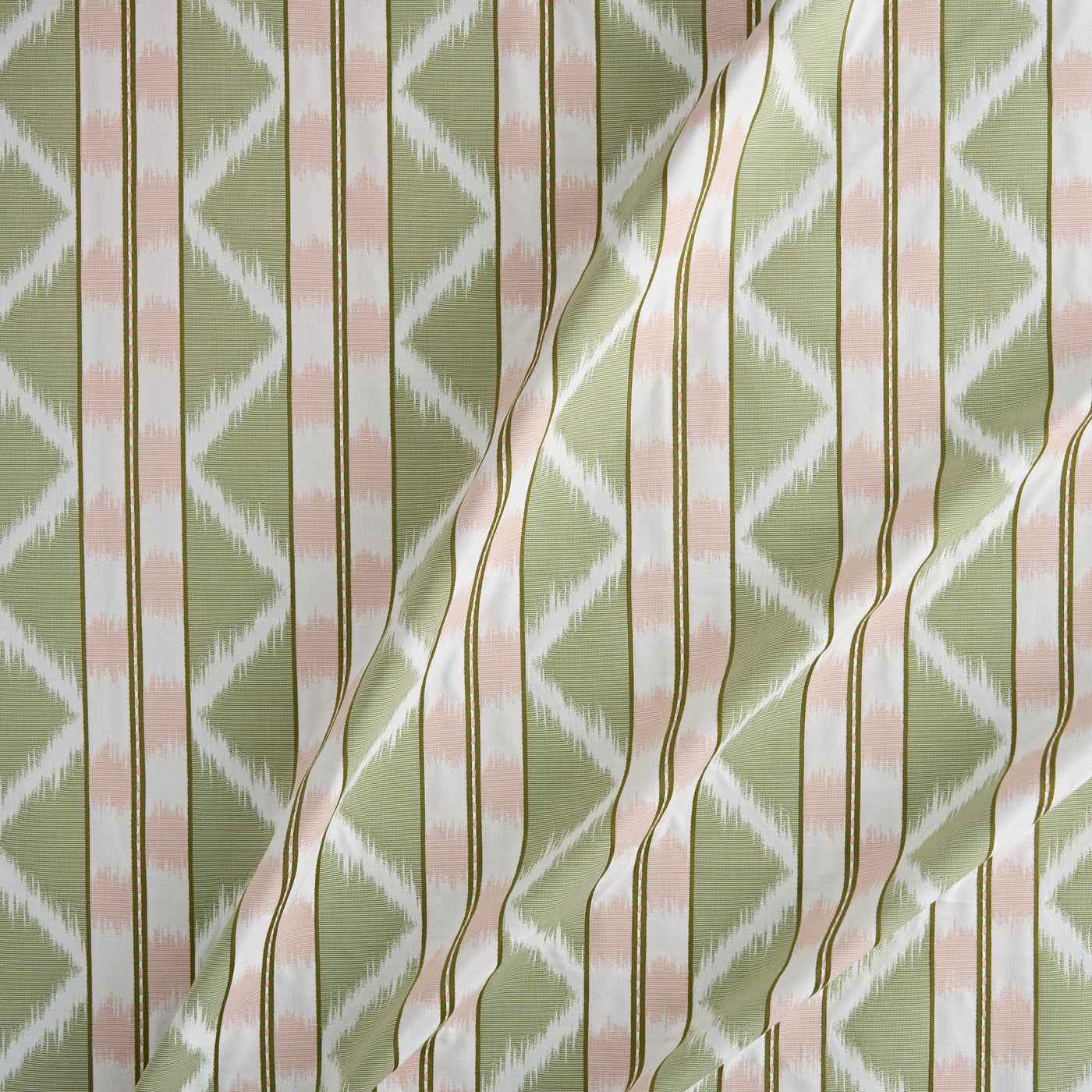 Gigi Guava, embroidered fabric by Kai