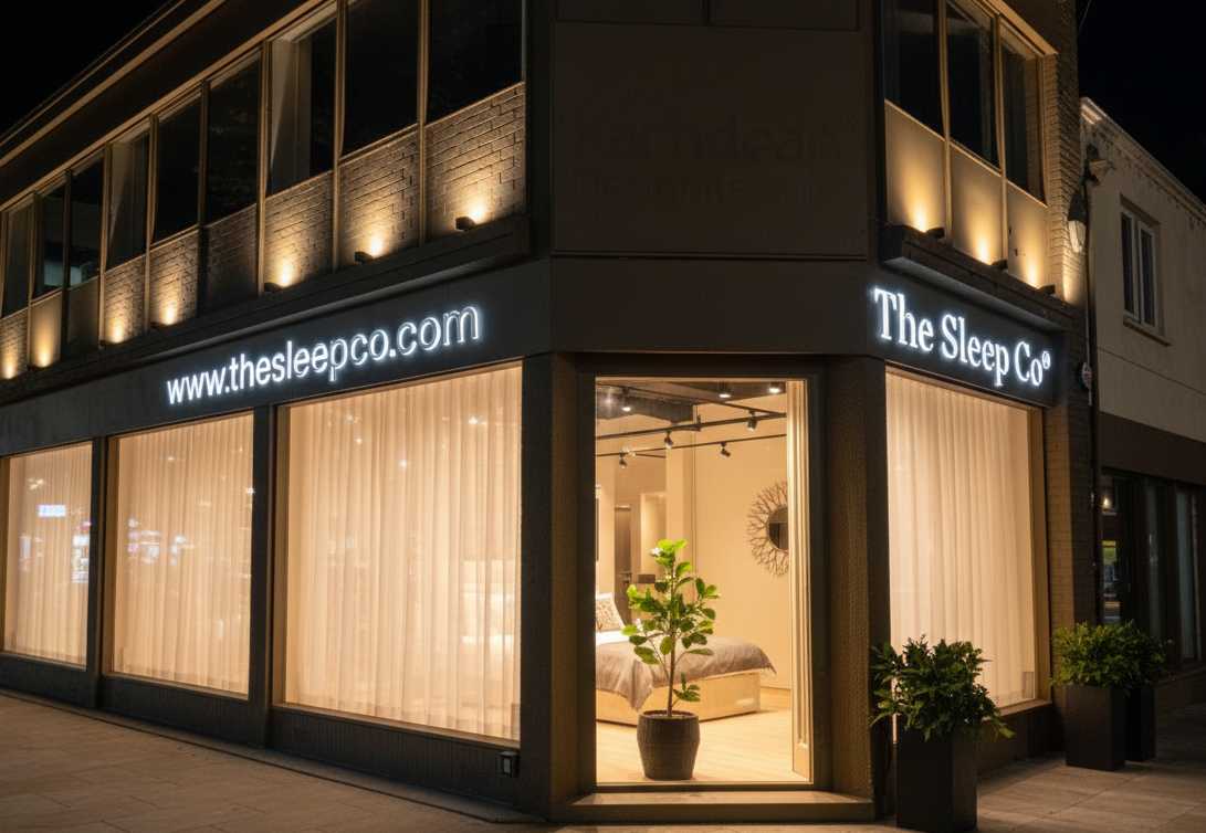Map to The Sleep Co showroom