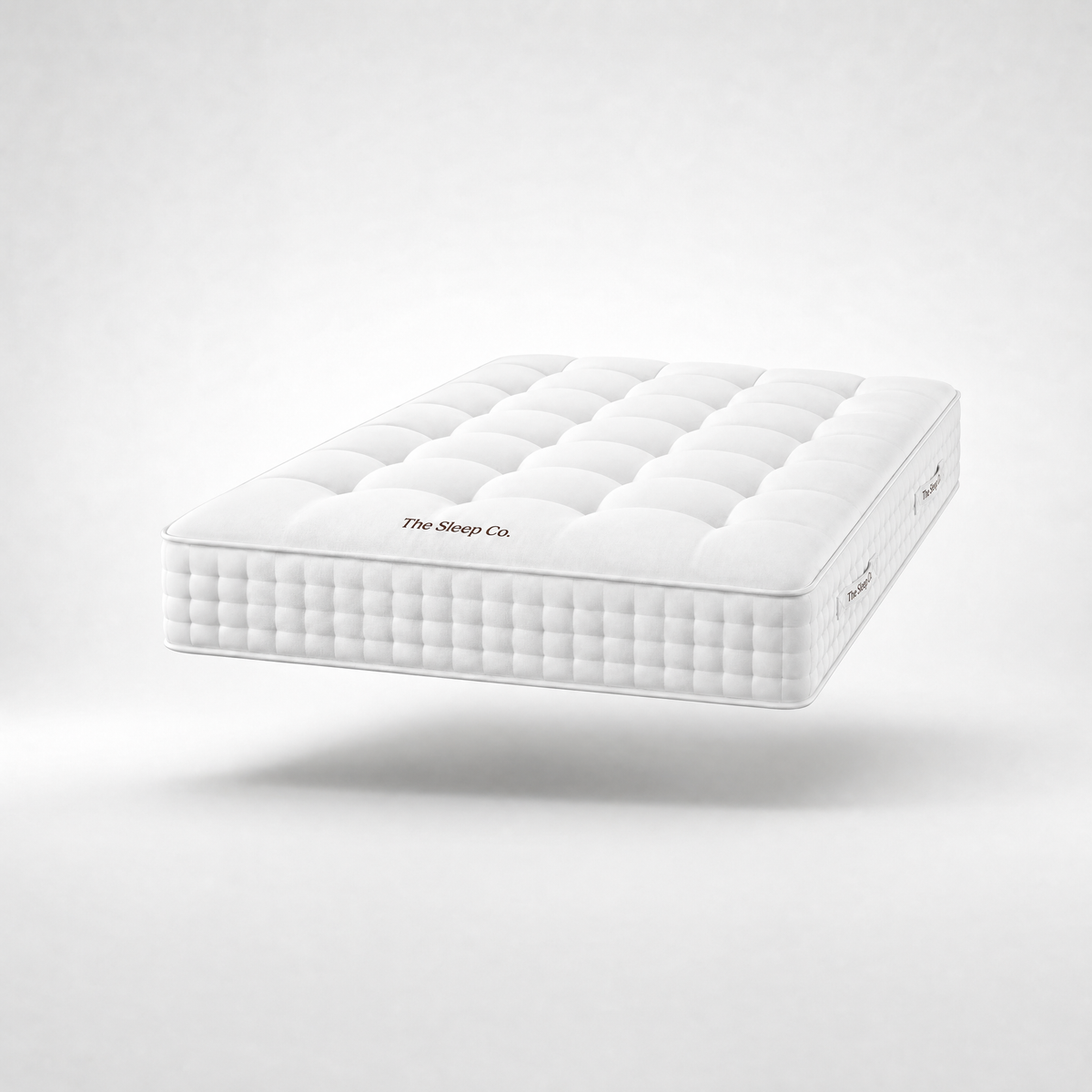 The Harrow Natural Medium mattress, Super King 6'0, 180cm by 200cm, hand tufted natural fillings