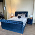 Emperor 5'0 King Bedframe Velvet Blue