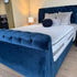 Emperor 5'0 King Bedframe Velvet Blue