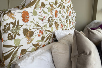 Marlow 5'0 Bed Frame Velvet Rust