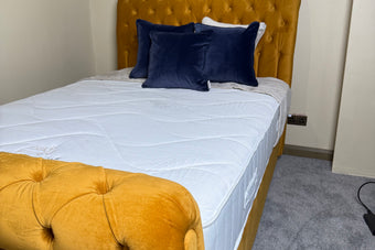 Emperor 4'6 Bed Frame Tiffany Mustard