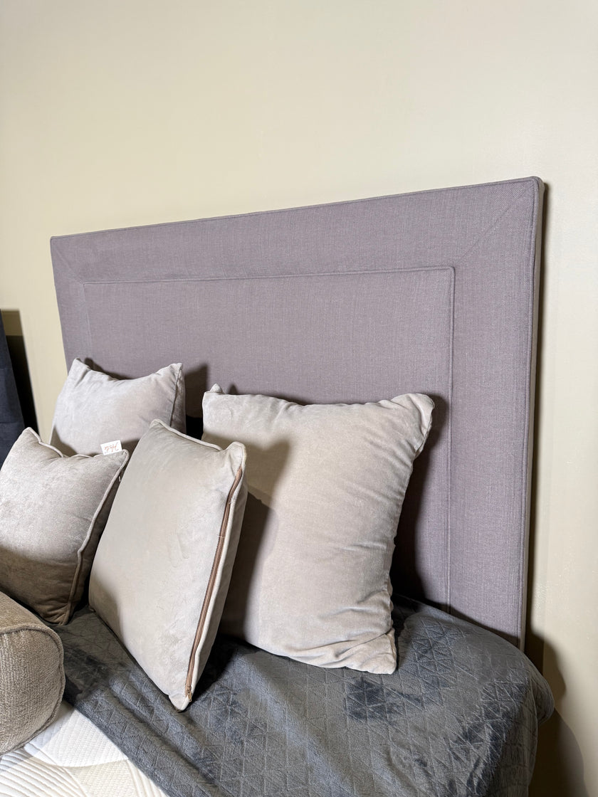 Piper 4'6 Double Bed Frame Linara Zinc