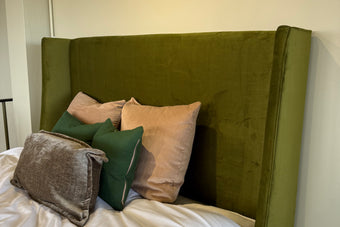 Durham 5'0 Bedframe in Velvet Olive