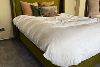 Durham 5'0 Bedframe in Velvet Olive