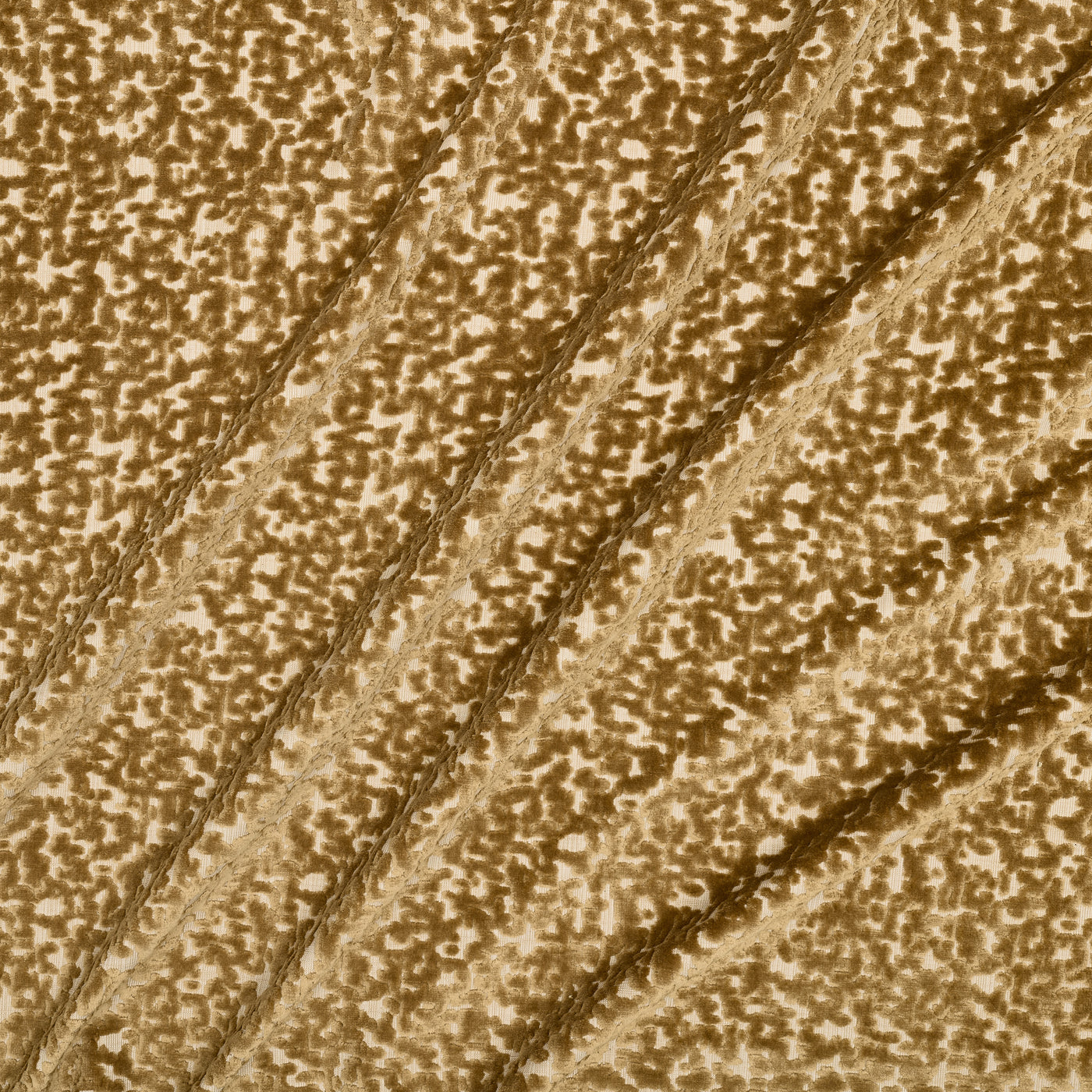 Izzy Butterscotch, embroidered fabric by Kai