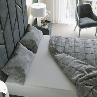 Chelsea Biscuit Platform Base  In Infinity Grey