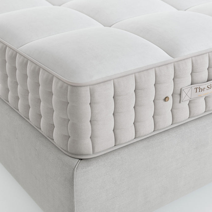 Natural Medium Mattress with 2150ct individually wrapped springs for balanced comfort