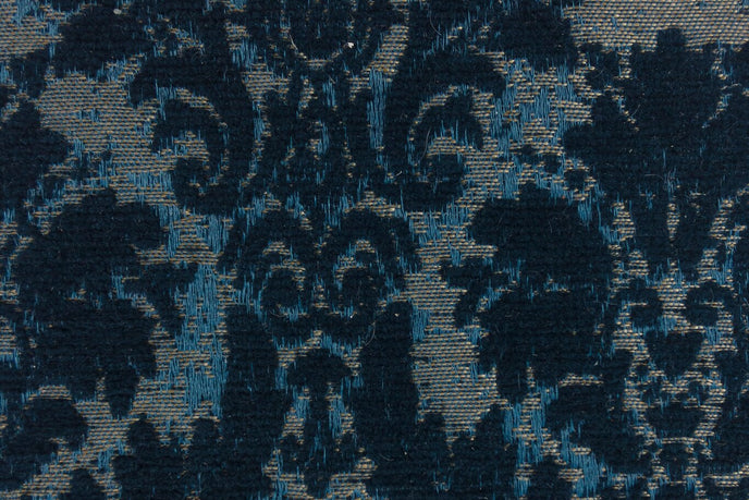 Luxurious navy blue velvet fabric for beds