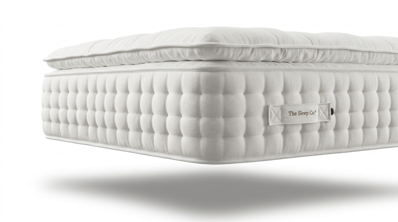 The Montague Pillow Top Medium mattress, Super King 6'0, 180cm by 200cm, stitched on pillow top