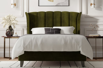 Princess Bed with Curved Wings